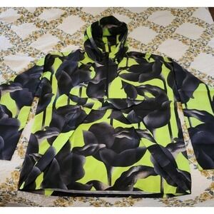 Adidas City Escape Size Medium Windbreaker M CE‎ Q3 WB Volt Black IJ5597 $100